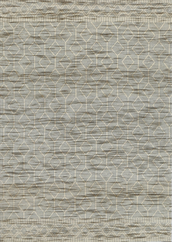 Wamberal Lattice Moss Wool Rug