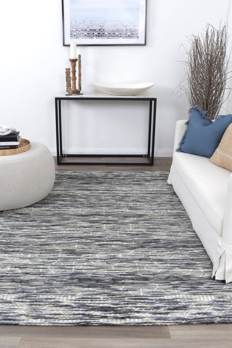 Wamberal Lattice Stone Wool Rug