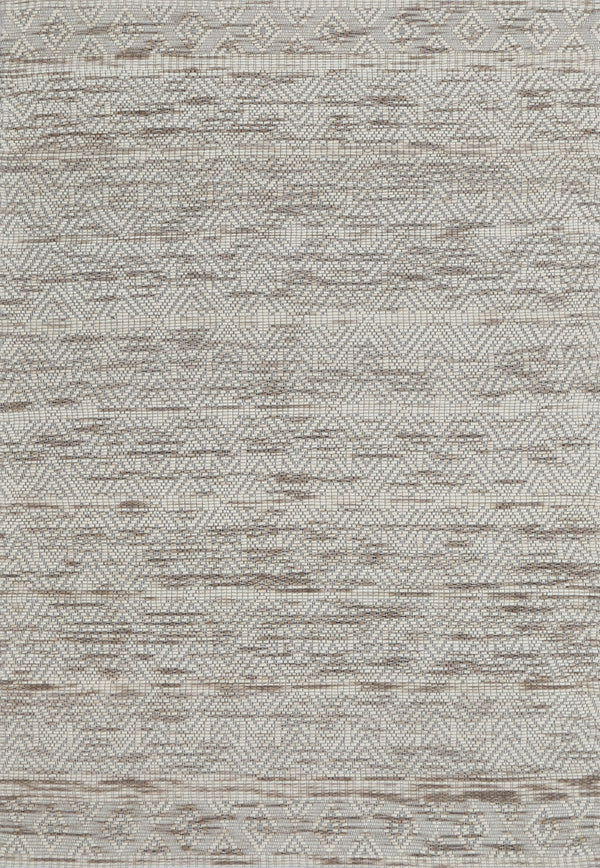 Wamberal Chevron Beige Wool Rug