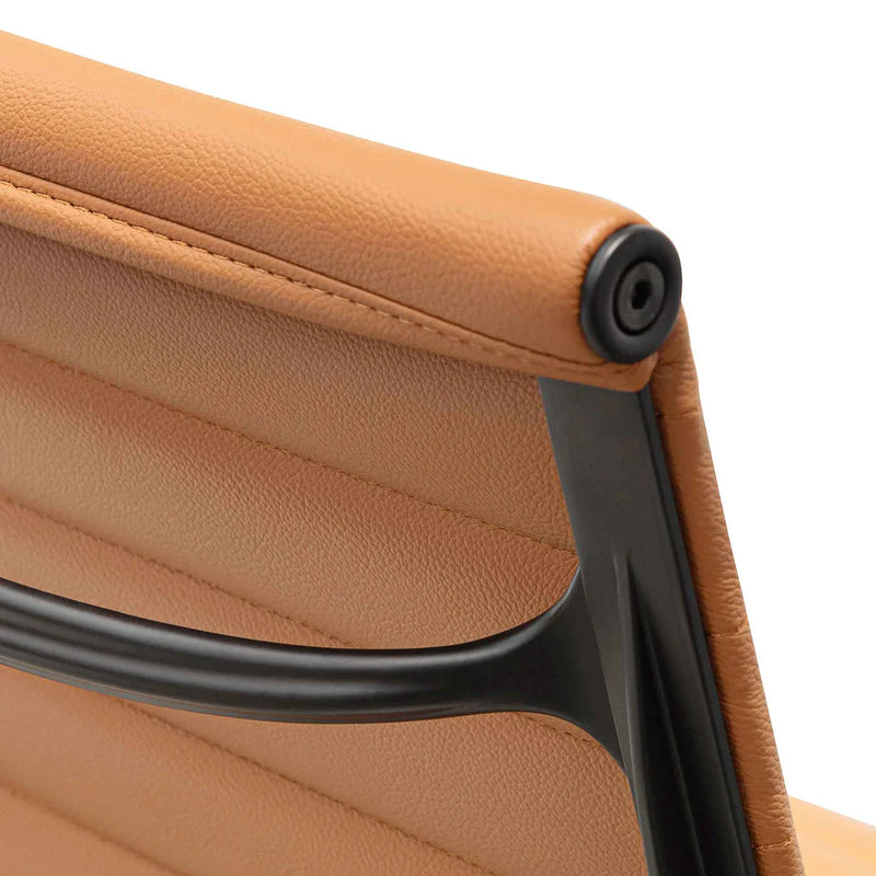 Calibre COC6403-YS Low Back Office Chair - Saddle Tan in Black Frame