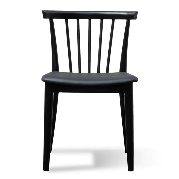 Calibre CDC6042-SD - Dining chair - Solid timber and Black PU