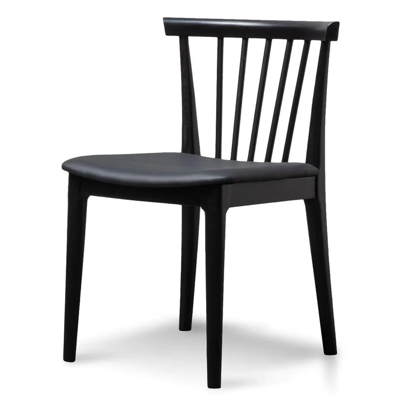 Calibre CDC6042-SD - Dining chair - Solid timber and Black PU