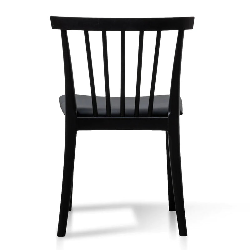 Calibre CDC6042-SD - Dining chair - Solid timber and Black PU