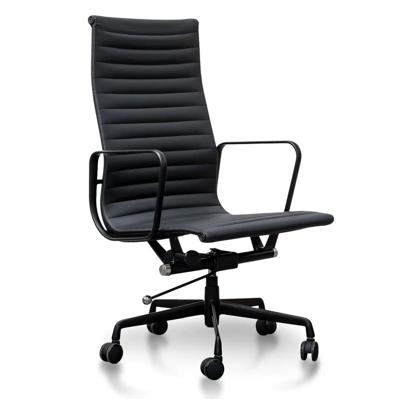 Calibre COC2970-YS - Executive Leather Office Chair - Full Black