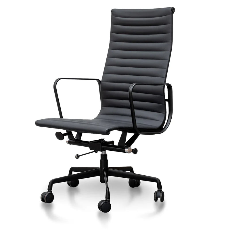 Calibre COC2970-YS - Executive Leather Office Chair - Full Black