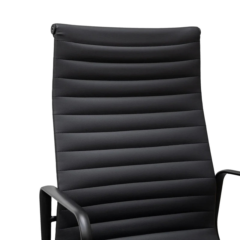 Calibre COC2970-YS - Executive Leather Office Chair - Full Black