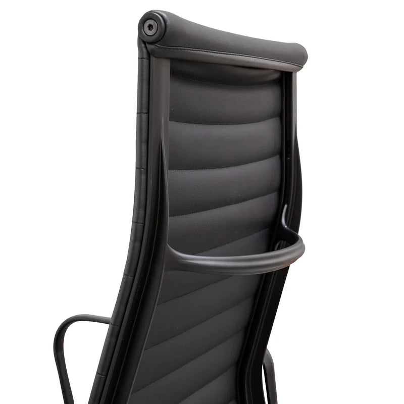 Calibre COC2970-YS - Executive Leather Office Chair - Full Black