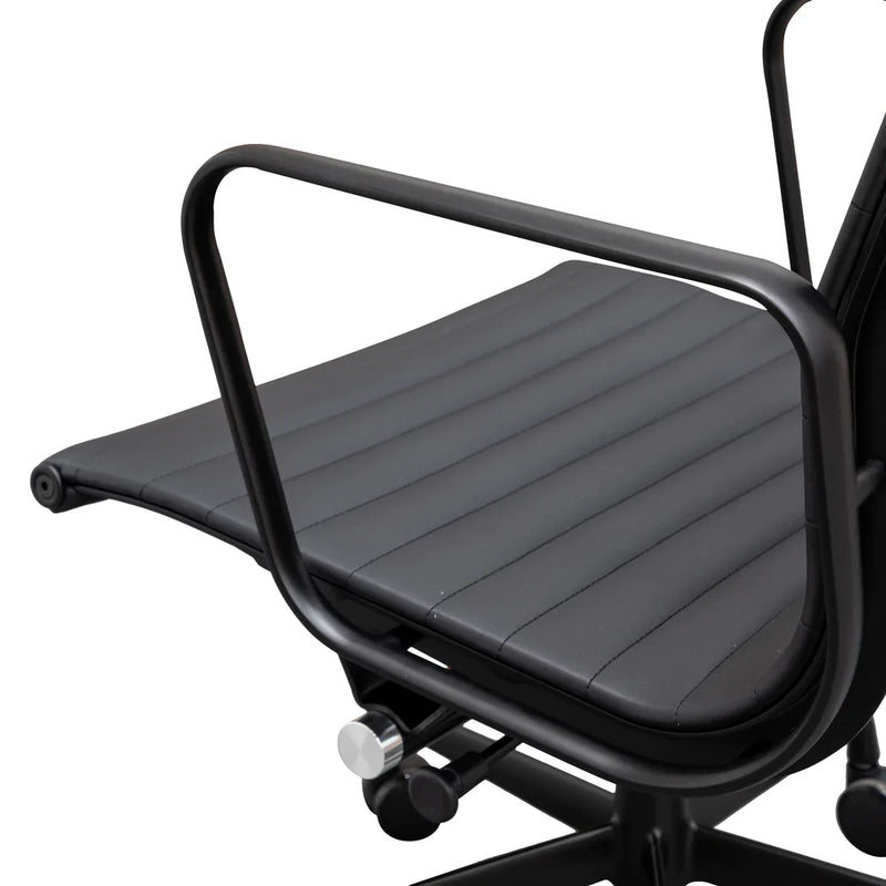 Calibre COC2970-YS - Executive Leather Office Chair - Full Black