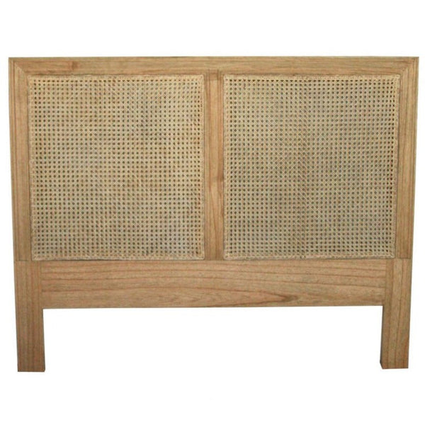 Hampton Cane Bedhead - Super King - Weathered Oak