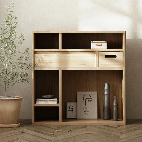 Circa Cupboard Combo Type 1 ( 80cm) - White Oak