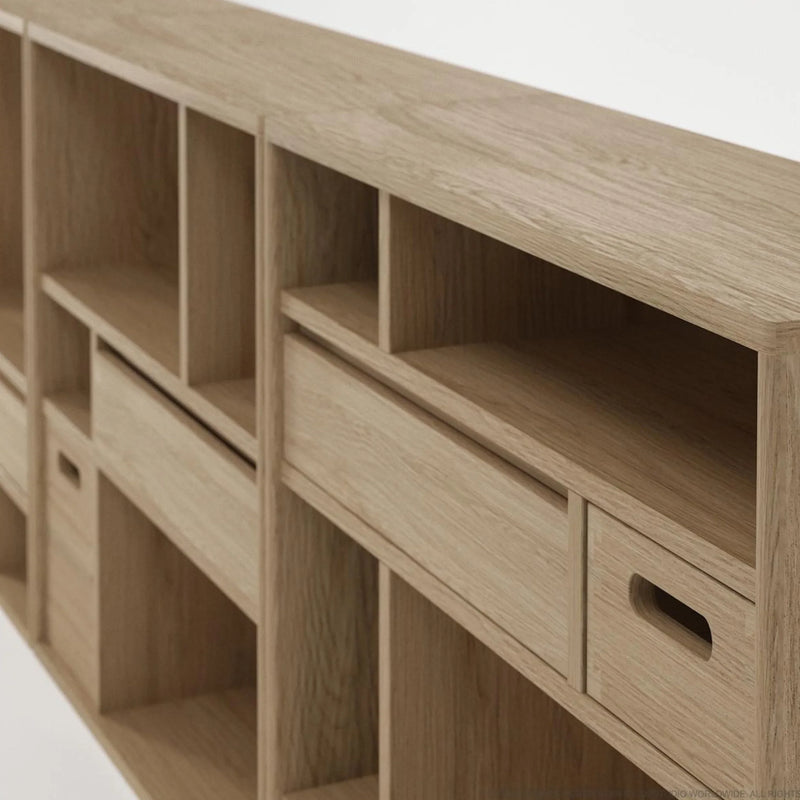 Circa Cupboard Combo Type 2 (80cm) - White Oak