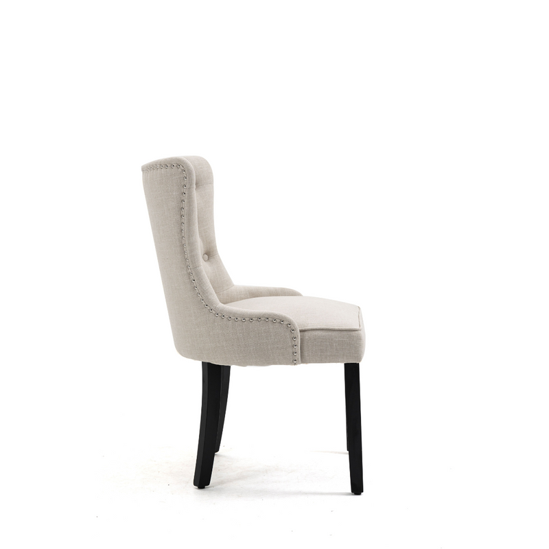 Will Dining Chair with Beige Fabric