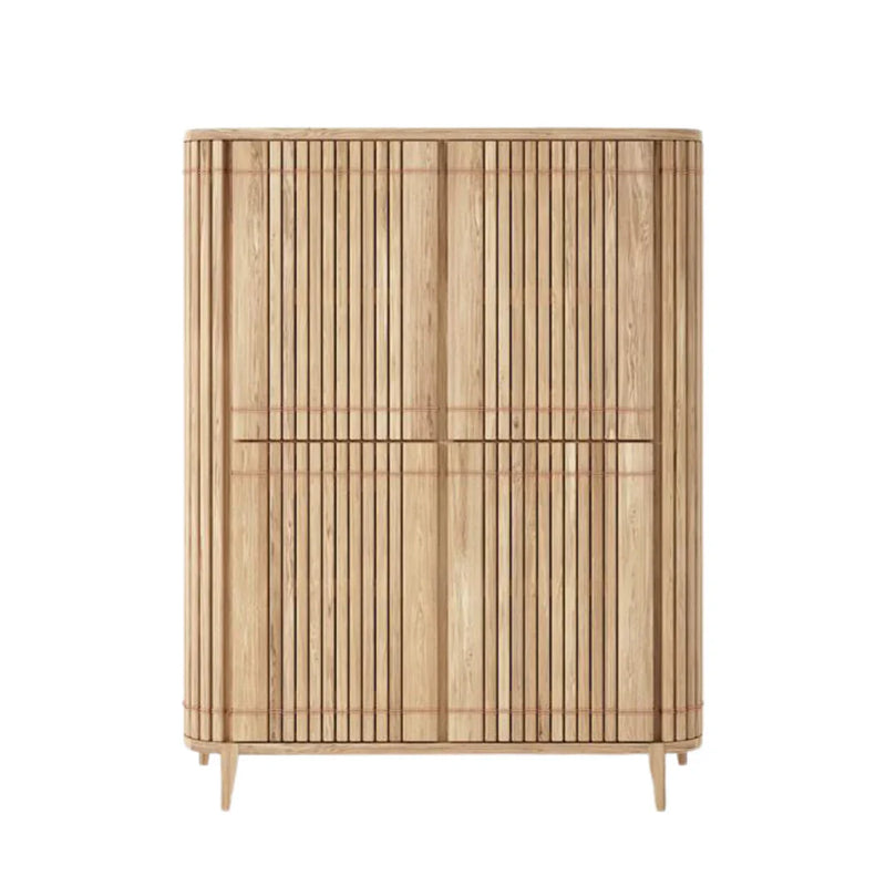 Koppar Cupboard With 4 Doors 112 cm - White Oak