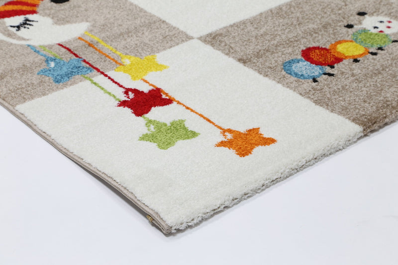 Toys Kids Beige Boxy Rug