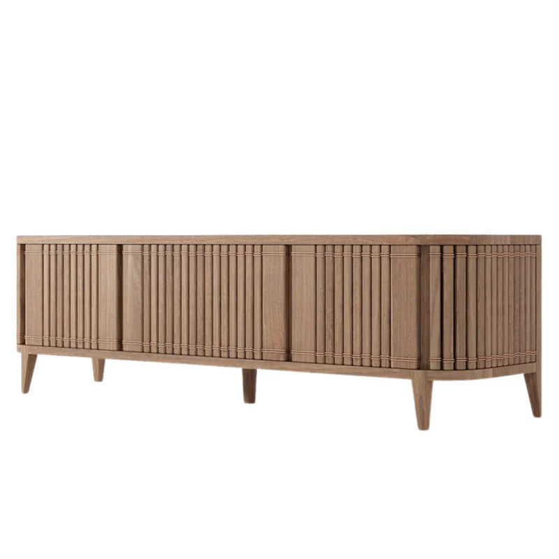 Koppar Media Cabinet with 3 Doors 160cm - FSC Recycled Teak