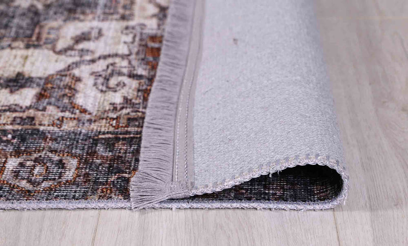 Crowne Waterproof Blue Oriental Rug