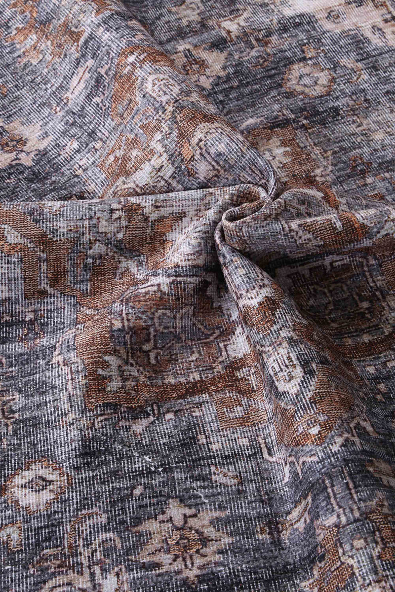 Crowne Waterproof Blue Oriental Rug