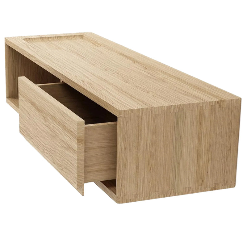 Circa Floating Cabinet Module 3  - White Oak