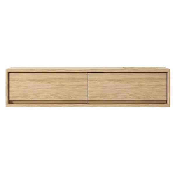 Circa Floating Cabinet Module 4 - White Oak