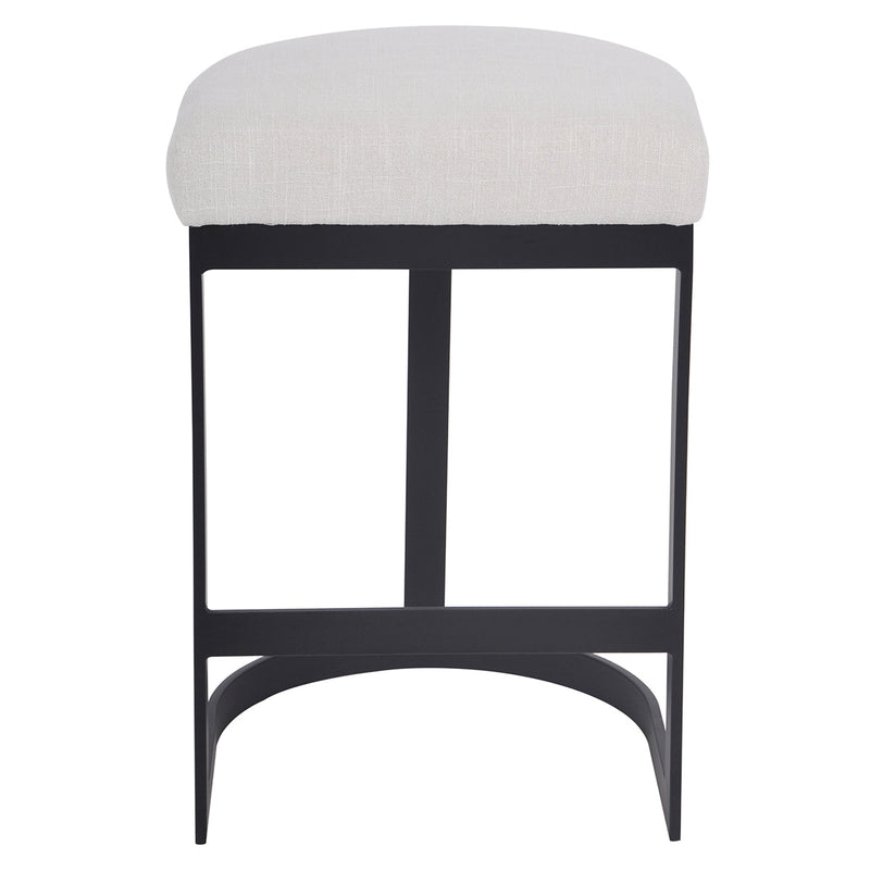 Brooke Black Kitchen Stool - Natural