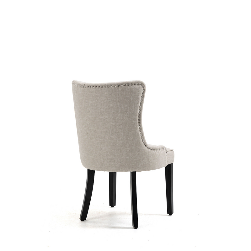 Will Dining Chair with Beige Fabric