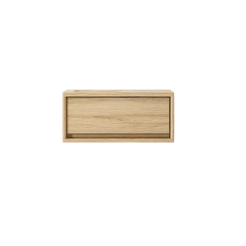 Circa Floating Cabinet  Module 2 - White Oak