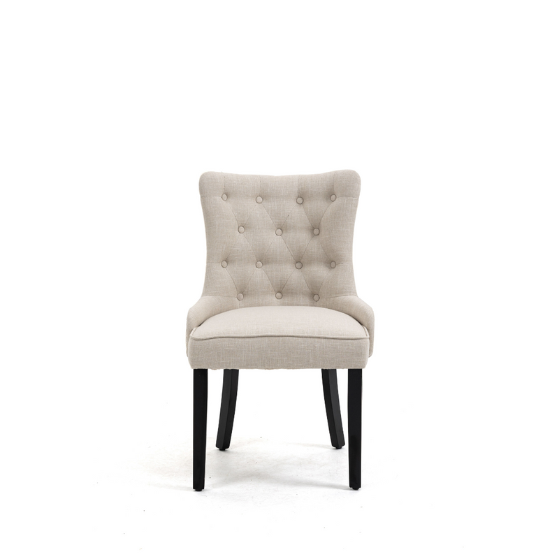 Will Dining Chair with Beige Fabric