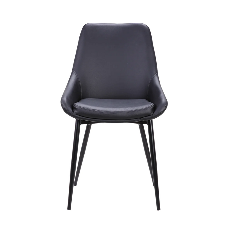 Calibre CDC2003-SE - Dining Chair - Black PU (Set of 2)