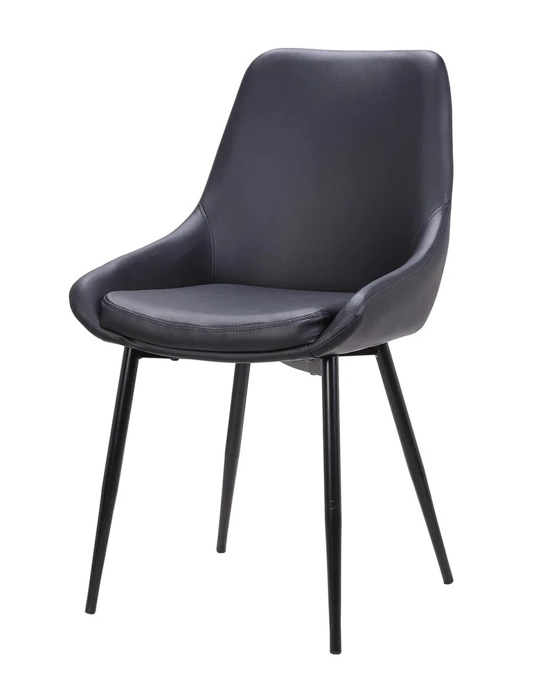 Calibre CDC2003-SE - Dining Chair - Black PU (Set of 2)