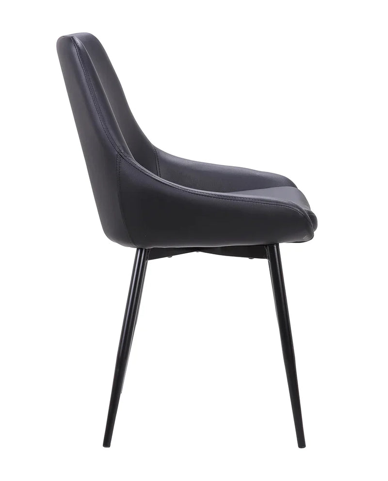 Calibre CDC2003-SE - Dining Chair - Black PU (Set of 2)