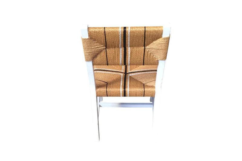 Sienna Woven Side Chair - White