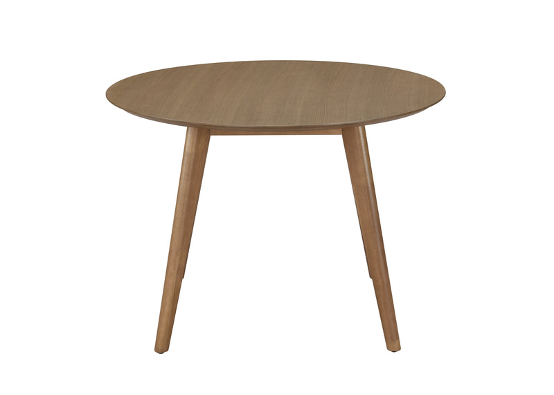 Alexandria 1.1 Dia Dining Table and 4 Jackson Chairs in Clear Polyurethane