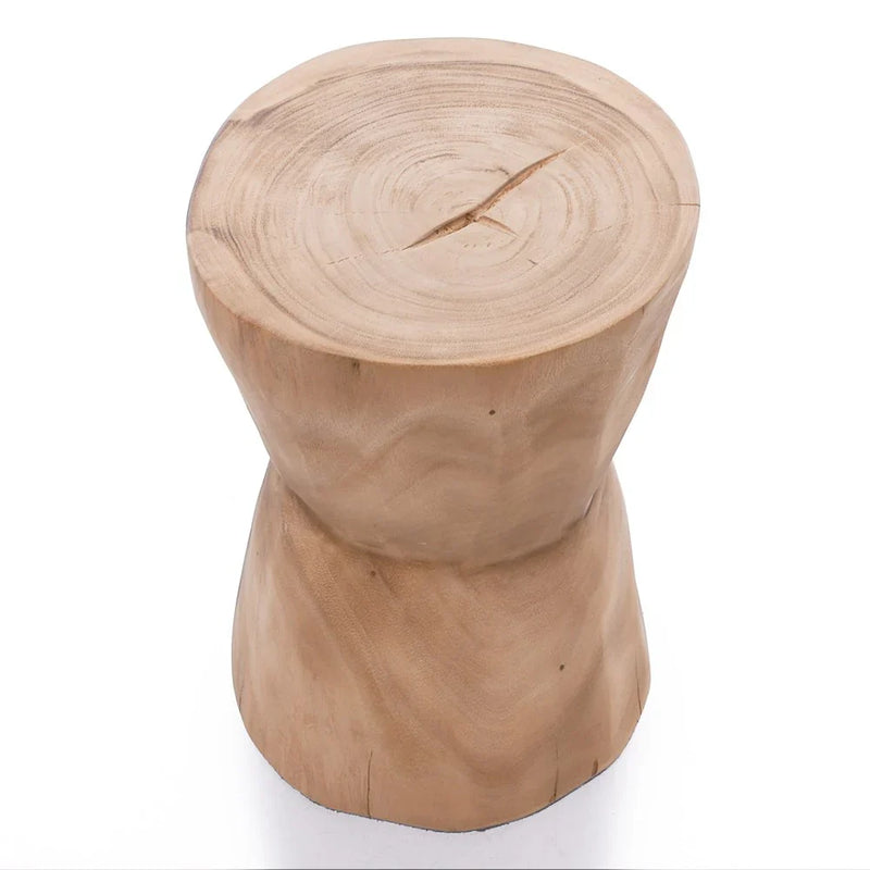 Suar Hourglass Stool - 30cm