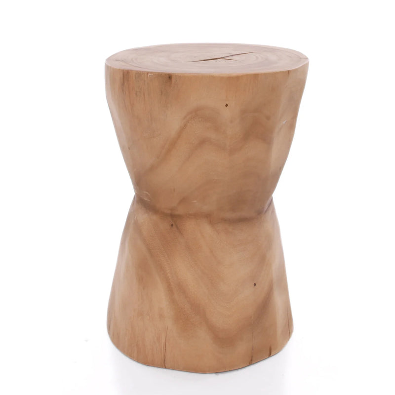 Suar Hourglass Stool - 30cm