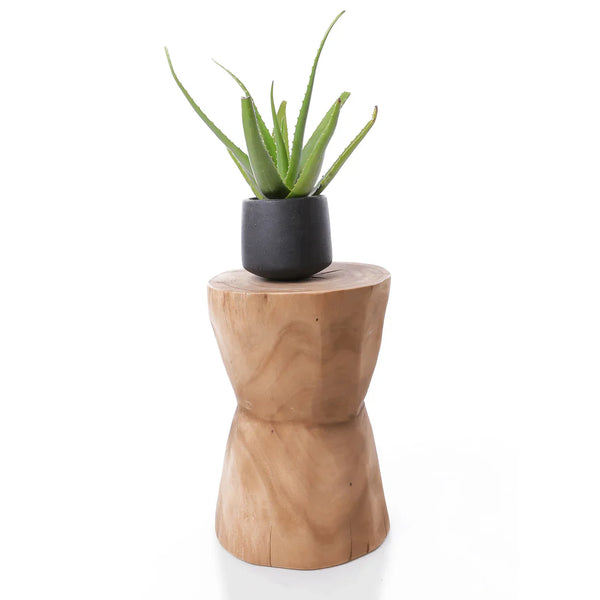 Suar Hourglass Stool - 30cm