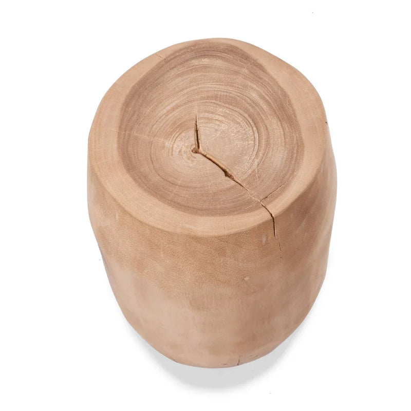 Suar Barrel Stool - 30cm
