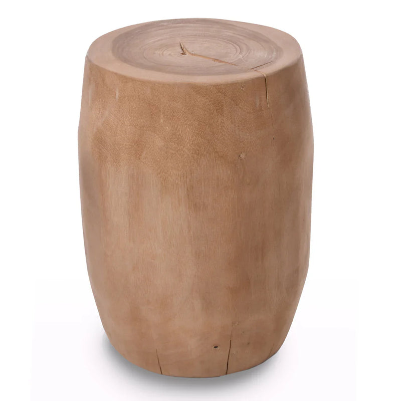 Suar Barrel Stool - 30cm