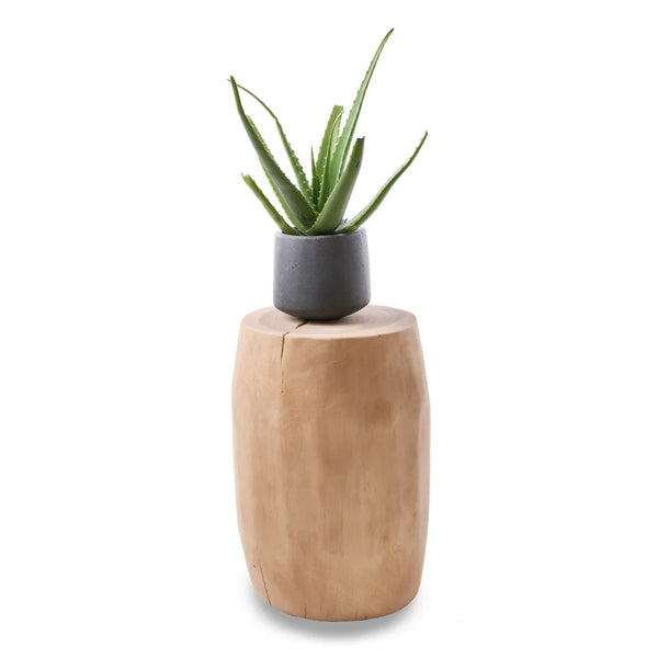 Suar Barrel Stool - 30cm