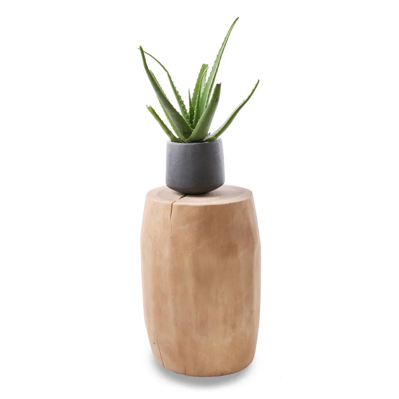 Suar Barrel Stool - 30cm