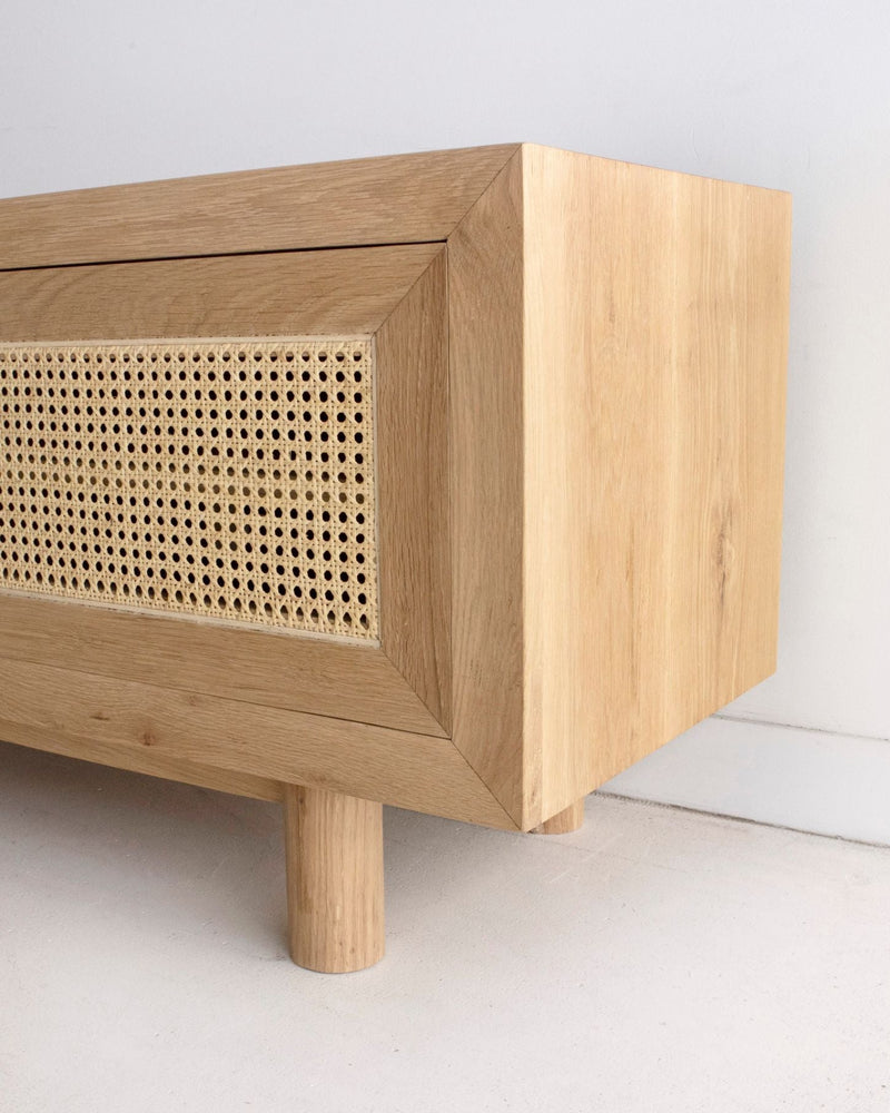 Indigo Two Door Entertainment Unit - Natural