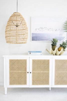 Hampton Cane Four Door Sideboard - Whitley