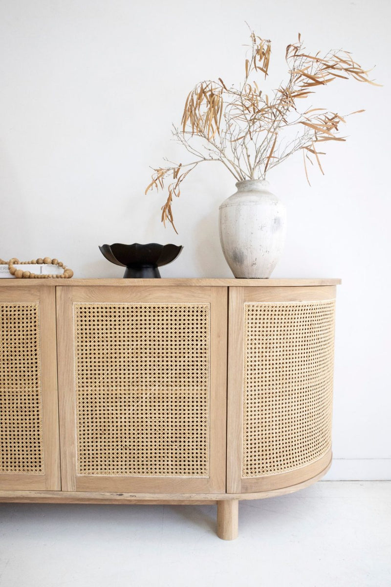 Indigo Four Door Sideboard – Rounded End