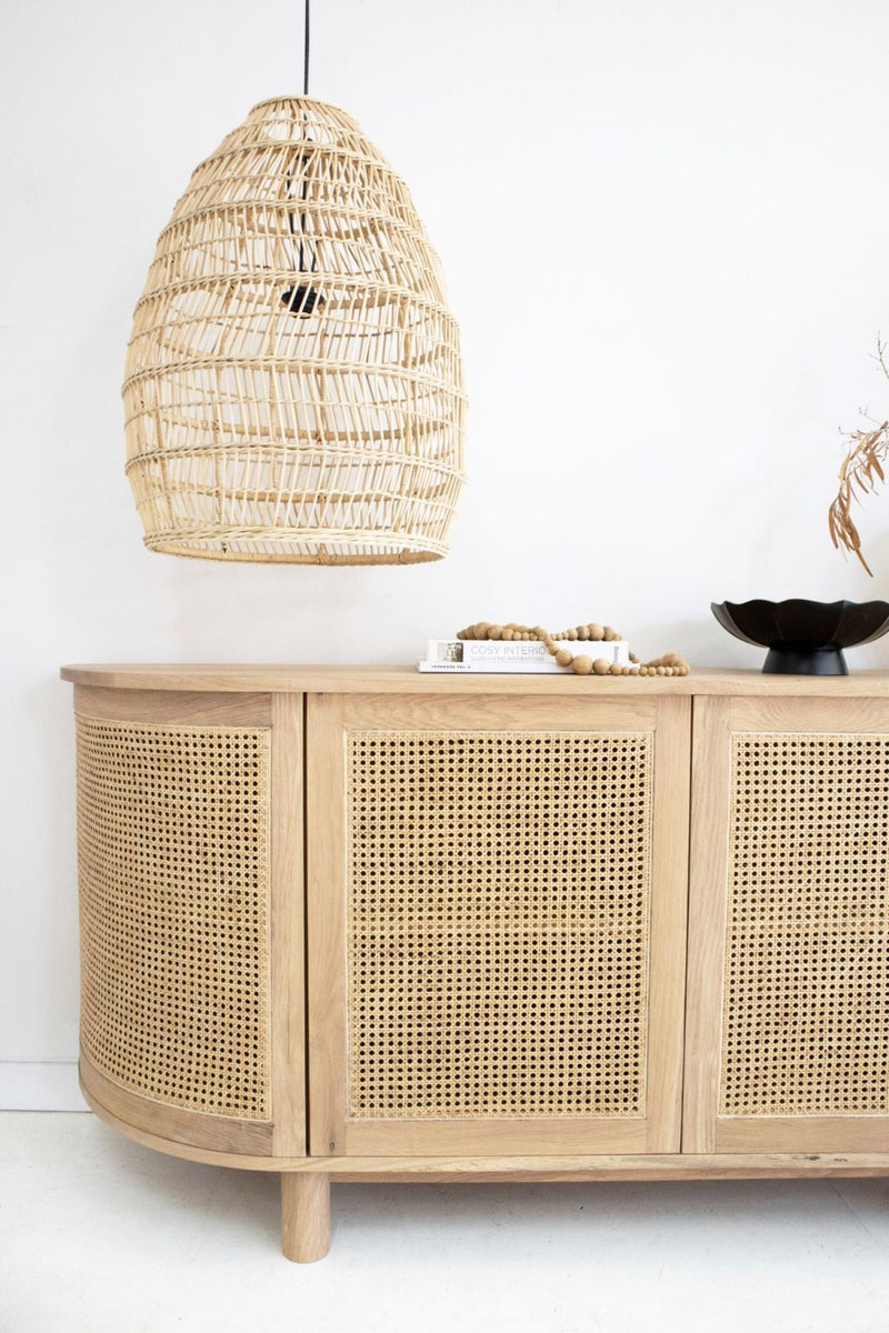 Indigo Four Door Sideboard – Rounded End