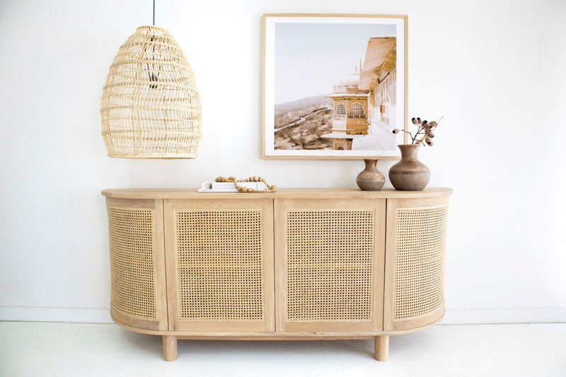 Indigo Four Door Sideboard – Rounded End