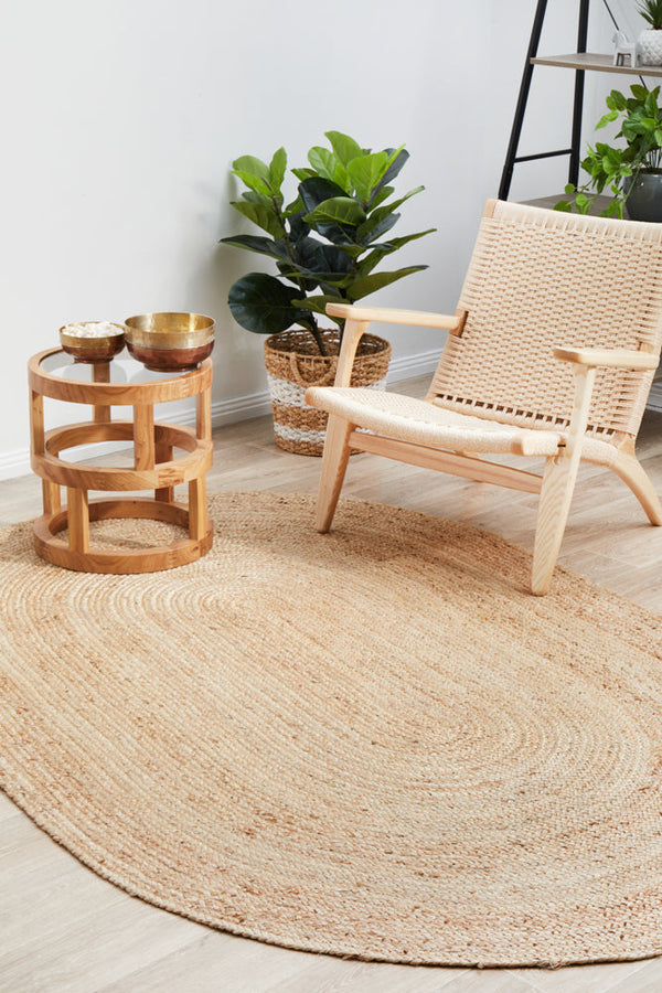 Bondi Natural oval, shape: oval Rug