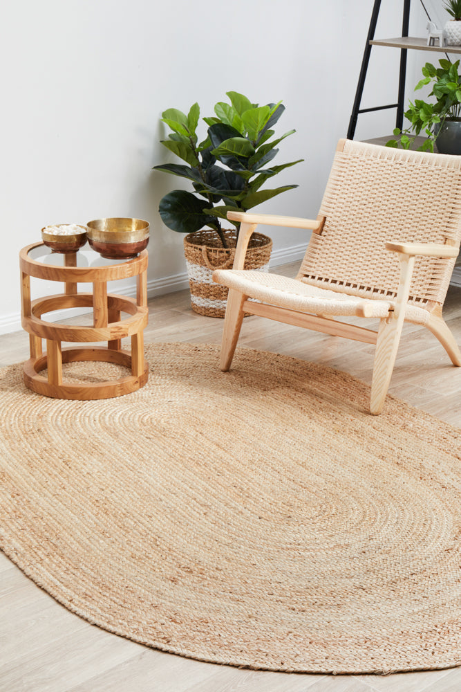 Bondi Natural oval, shape: oval Rug