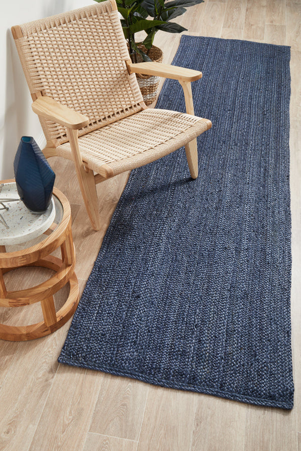 Bondi navy, colour: navy Runner Rug