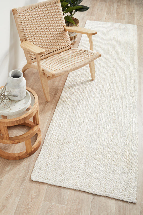 Bondi white, colour: white Runner Rug