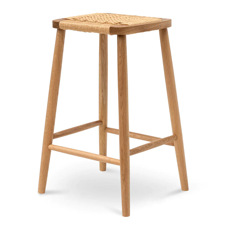 Calibre CBS8017-OW 65cm Rattan Bar Stool - Natural