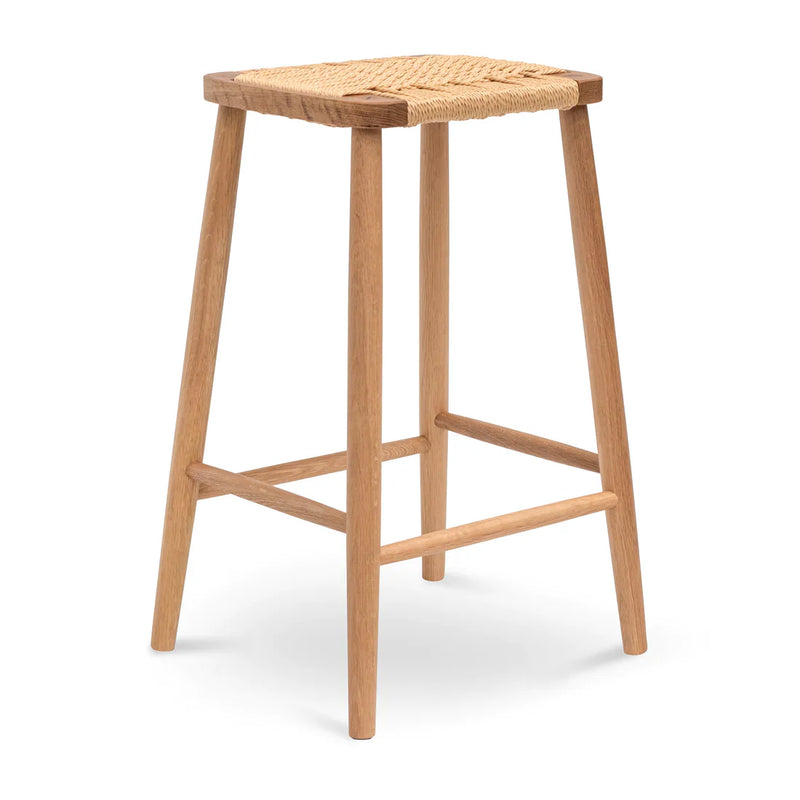 Calibre CBS8017-OW 65cm Rattan Bar Stool - Natural